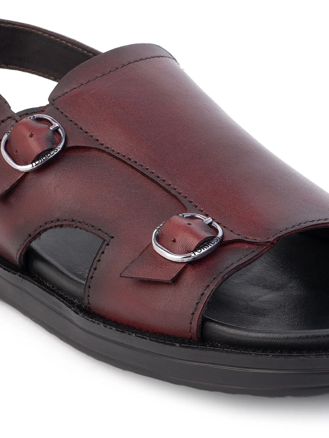Alberto Torresi Bordo Genuine Leather Slingback Sandals For Men