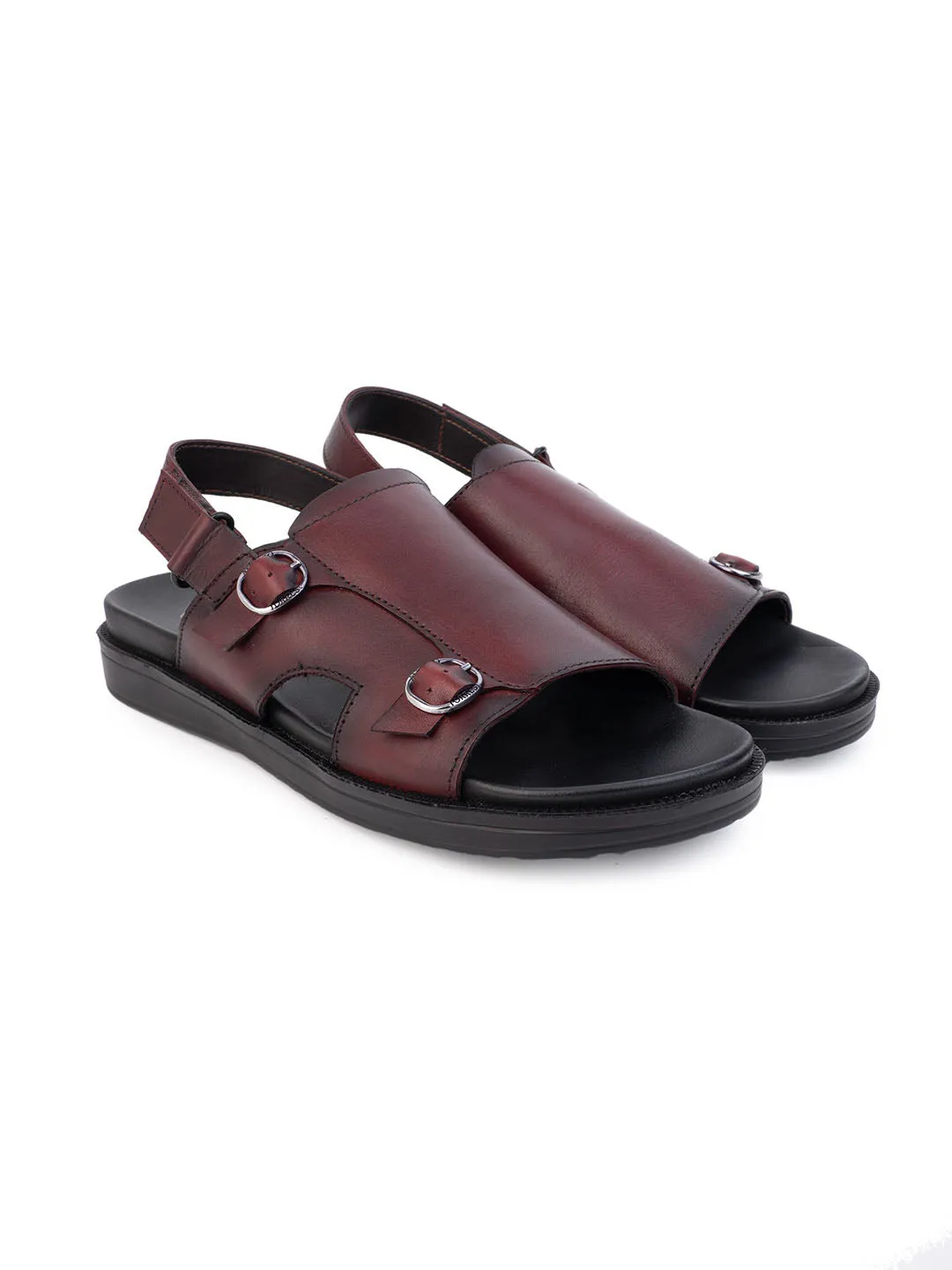 Alberto Torresi Bordo Genuine Leather Slingback Sandals For Men