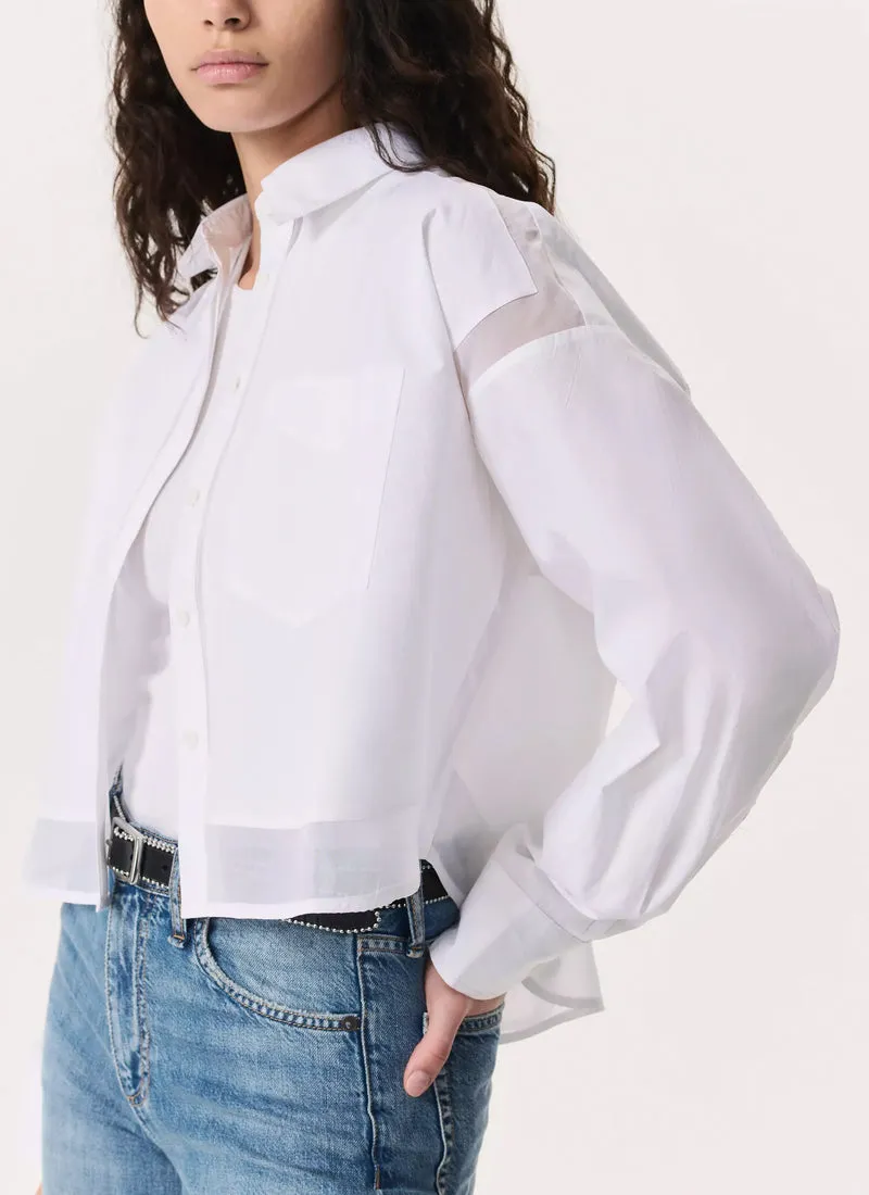Beatrice Cropped Combo Shirt