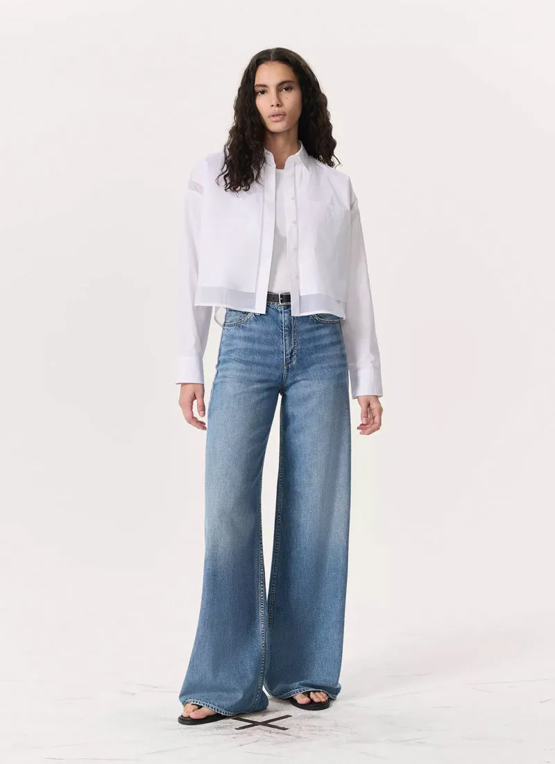 Beatrice Cropped Combo Shirt