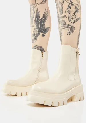 Beige Myles Chelsea Boots