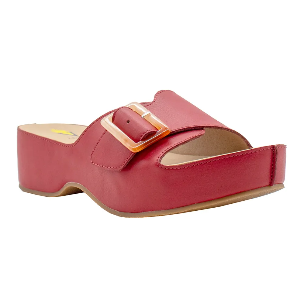 Bertha Wedge Slide Sandals