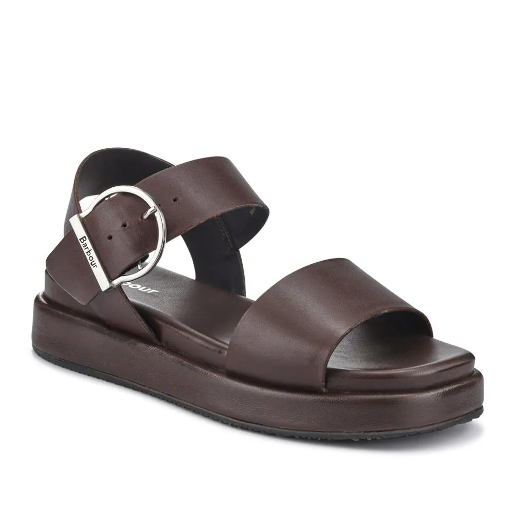 Big-Buckled Leather Sandals - BARBR41509 / 326 765