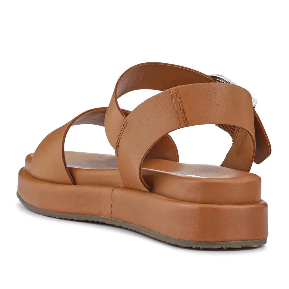 Big-Buckled Leather Sandals - BARBR41509 / 326 765