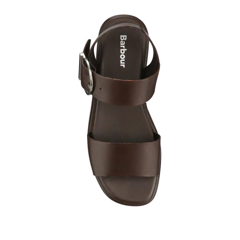 Big-Buckled Leather Sandals - BARBR41509 / 326 765