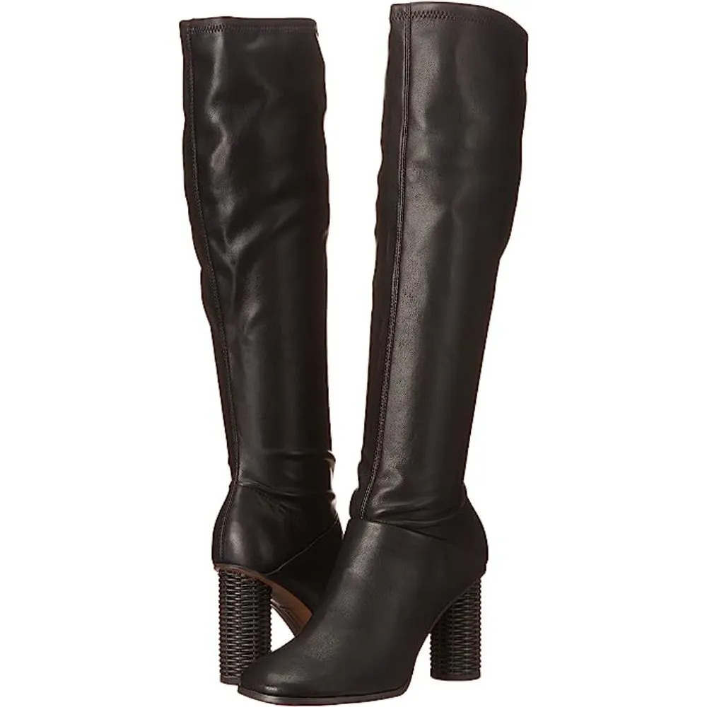 CindyTall Black Synthetic Franco Sarto Boots