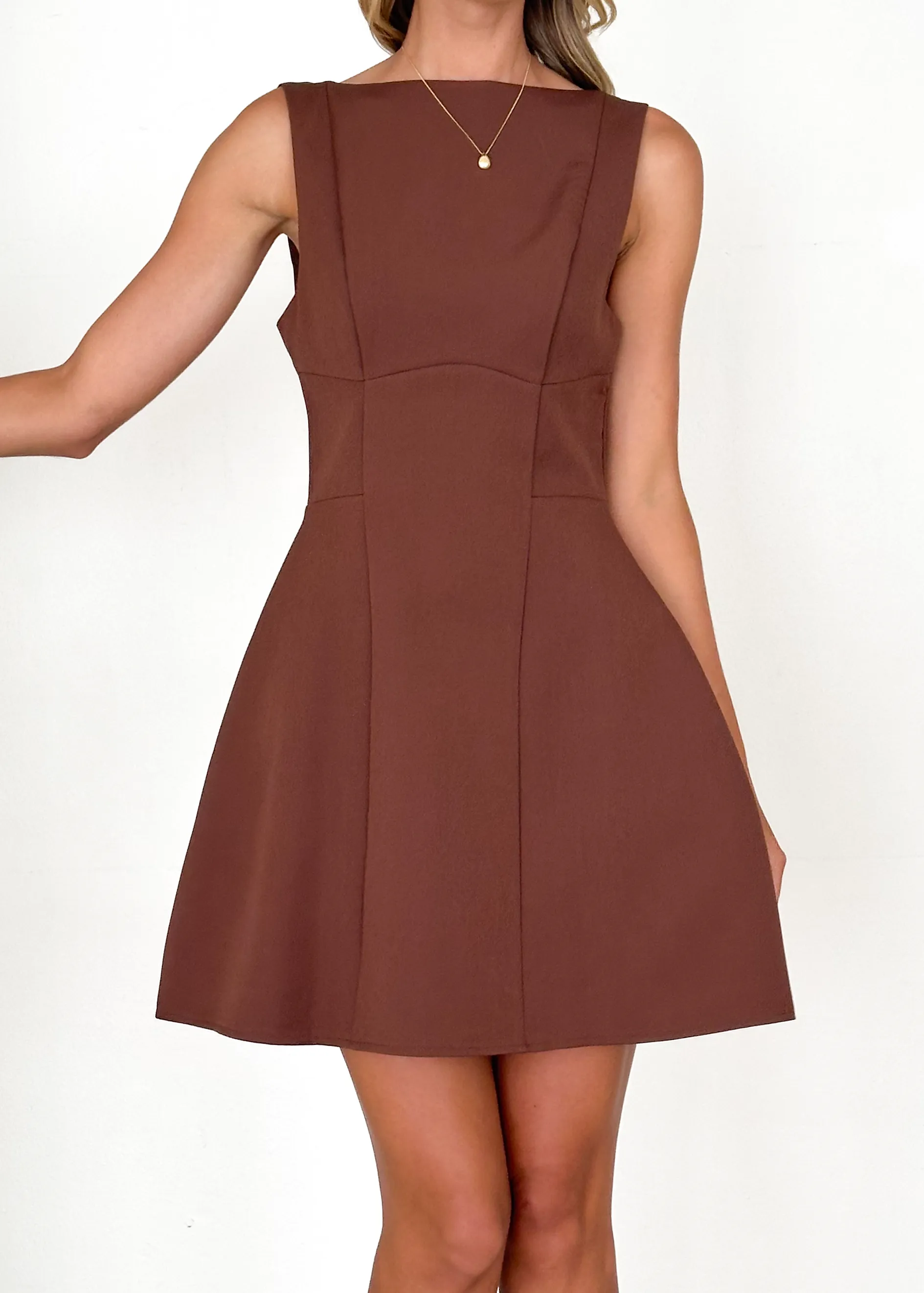 Clarissa Dress - Chocolate