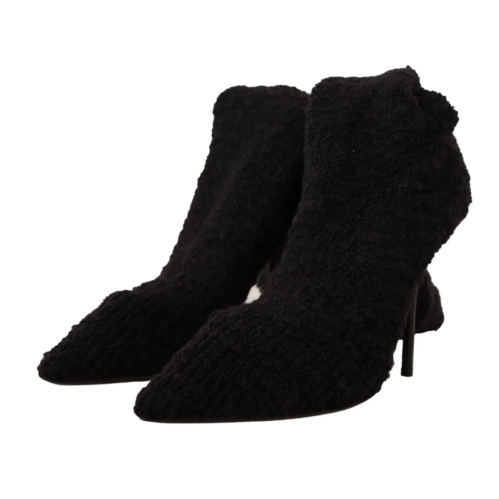 Dolce & Gabbana Chic Black Stretch Sock Boots