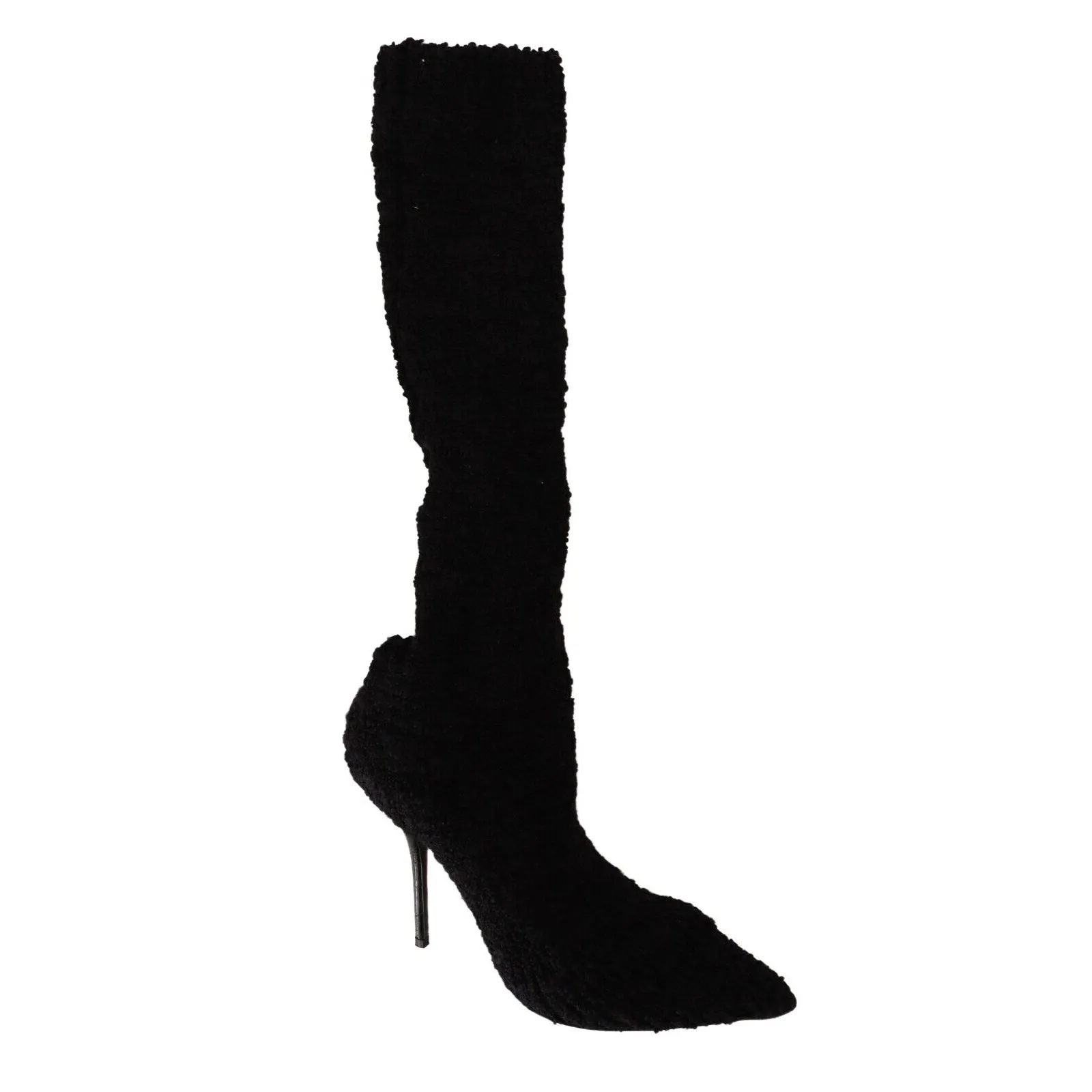 Dolce & Gabbana Chic Black Stretch Sock Boots