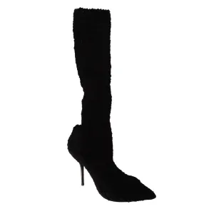 Dolce & Gabbana Chic Black Stretch Sock Boots
