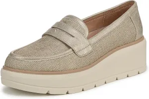 Dr. Scholl's Shoes Women's Nice Day Max Loafer, Gold, 9