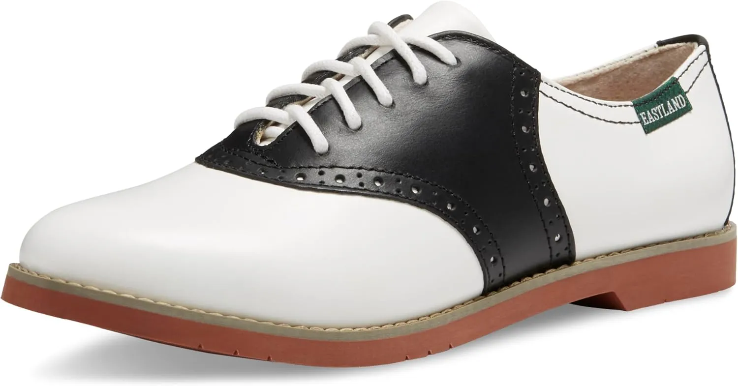 Eastland womens Sadie Oxford, Black/White, 9.5 US