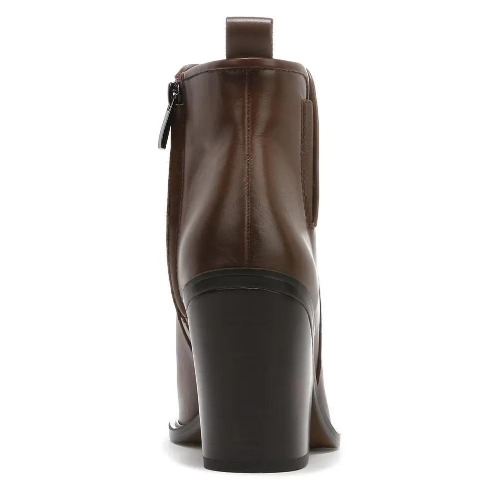 Gamble Whiskey Leather Franco Sarto Ankle Boots
