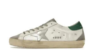 Golden Goose superstar sneakers white green