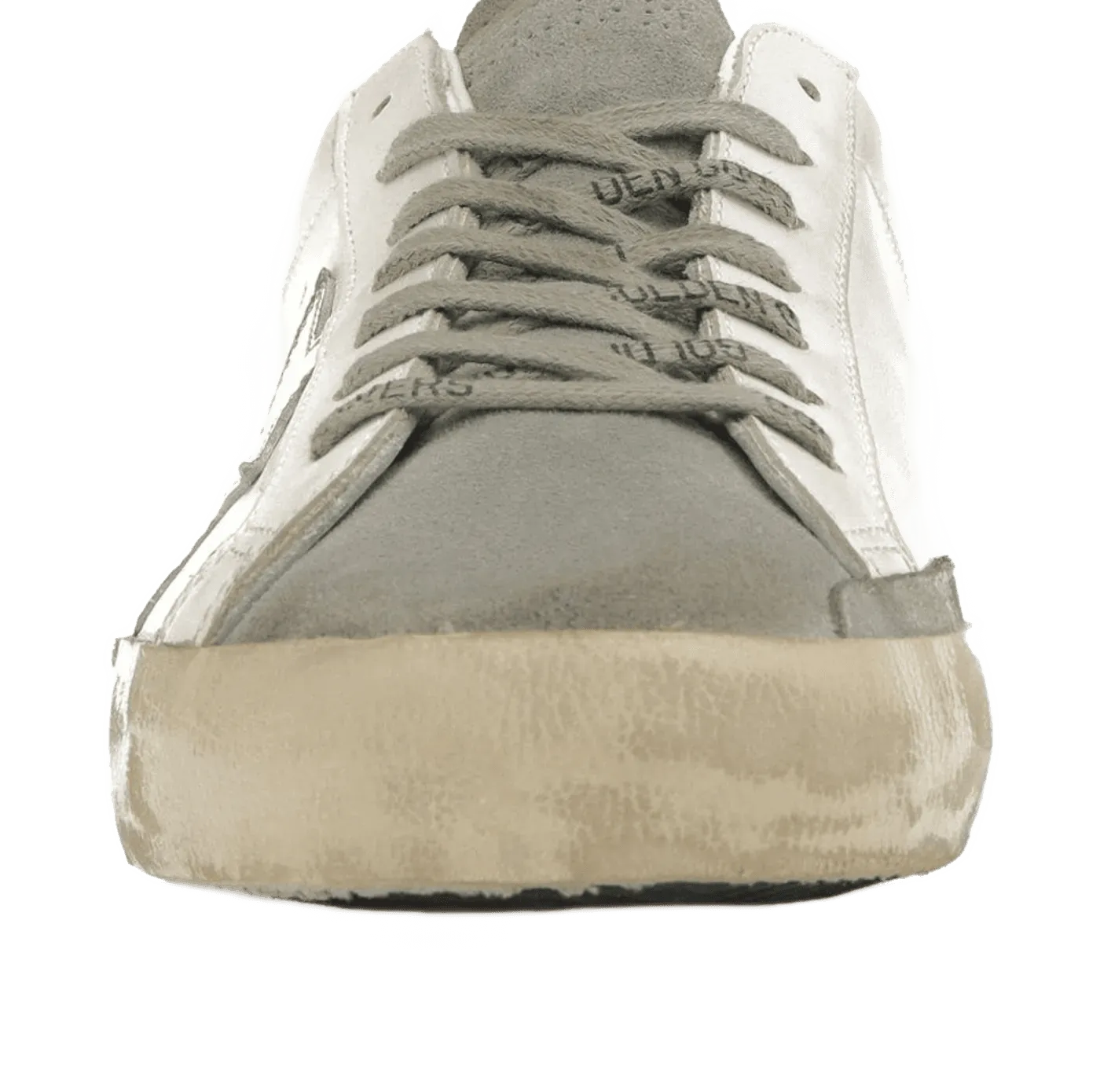 Golden Goose superstar sneakers white green