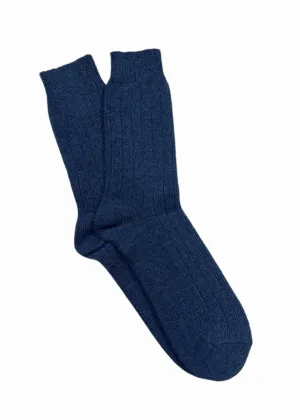 Irish Merino Wool Socks | Navy