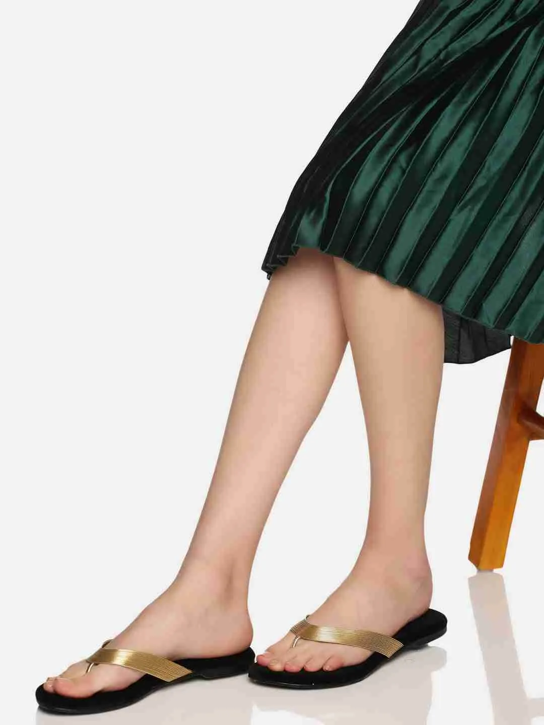 Issabella Black Flats