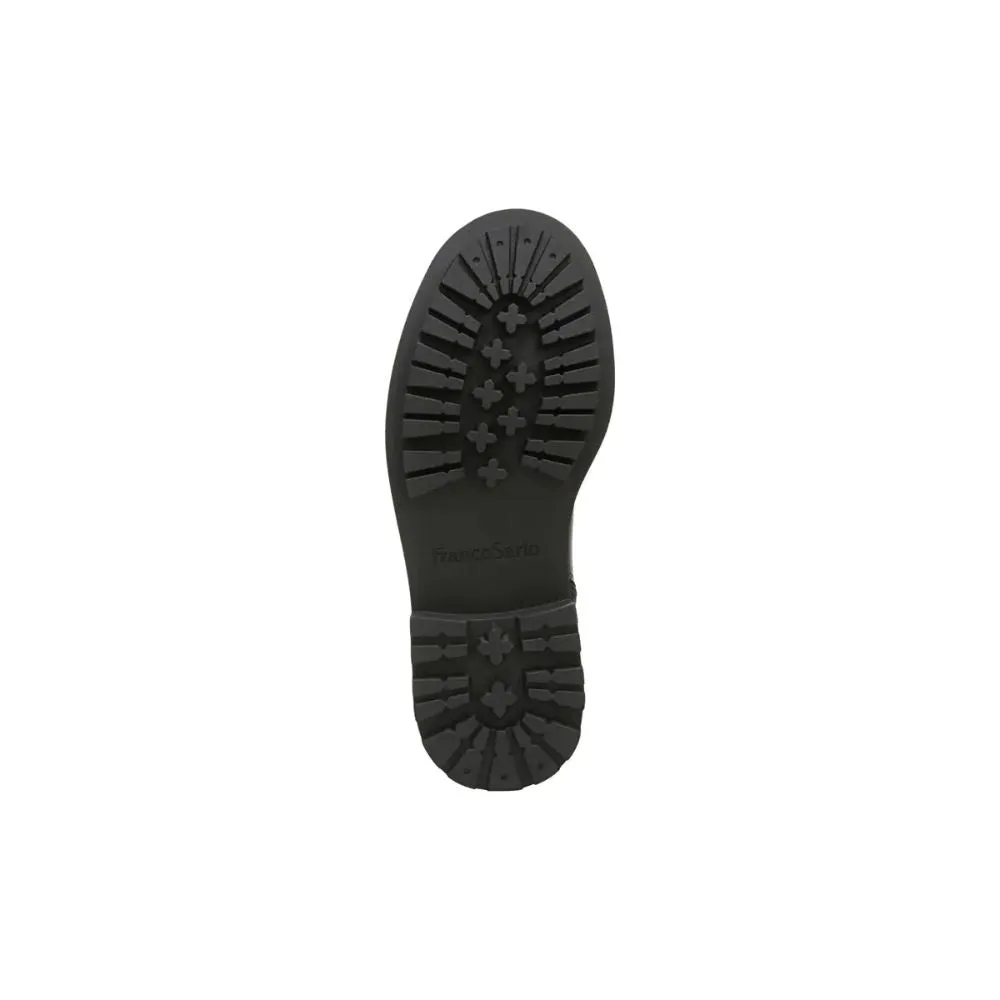 Jensine Combat Black Leather Franco Sarto Boots