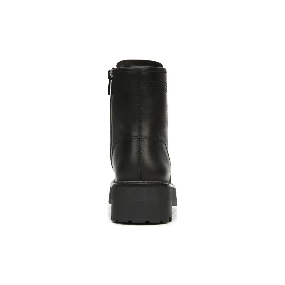 Jensine Combat Black Leather Franco Sarto Boots