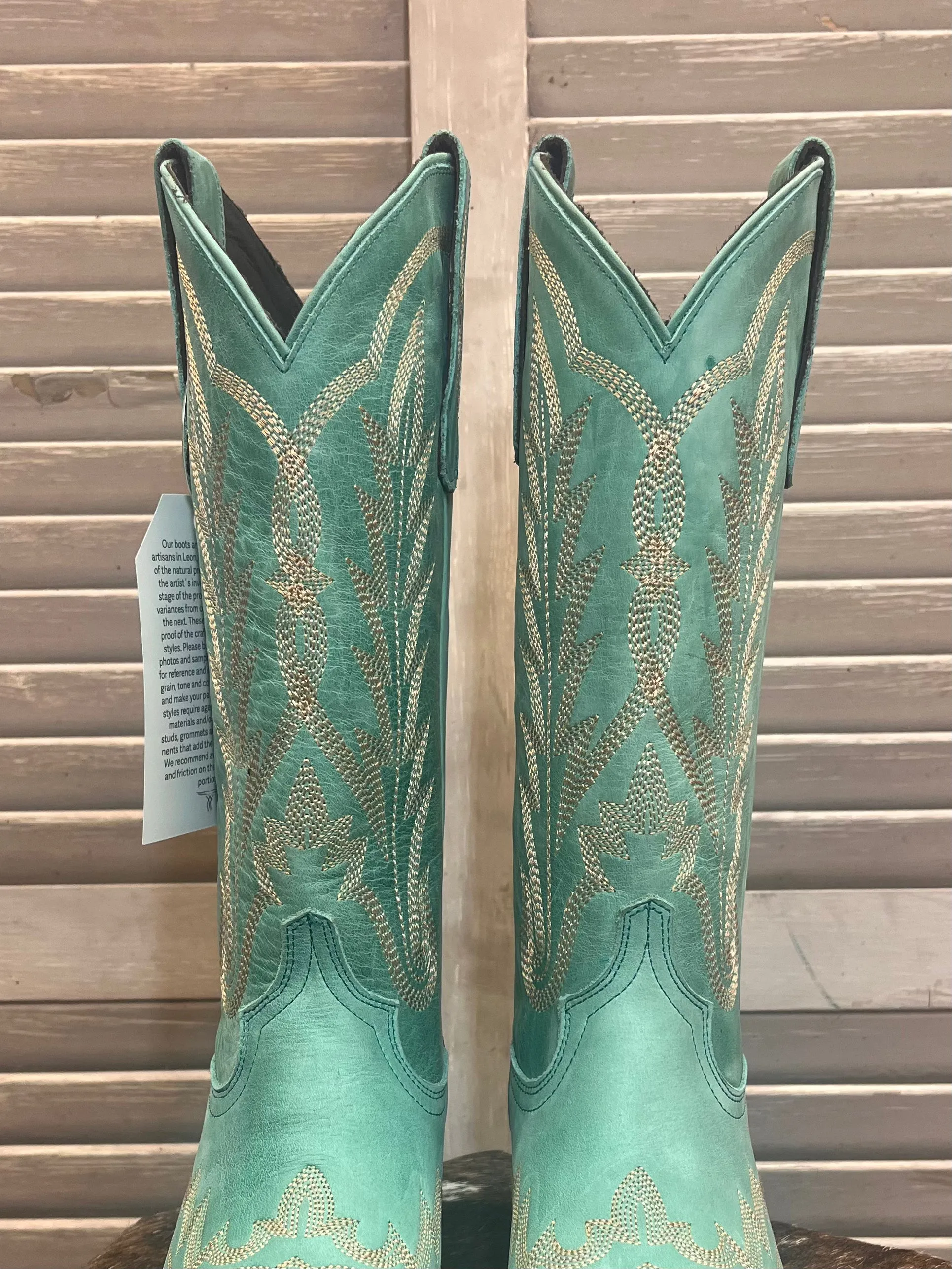 Lane Boots Women’s Taos Turquoise Lexington Cowgirl Boots LB0488P