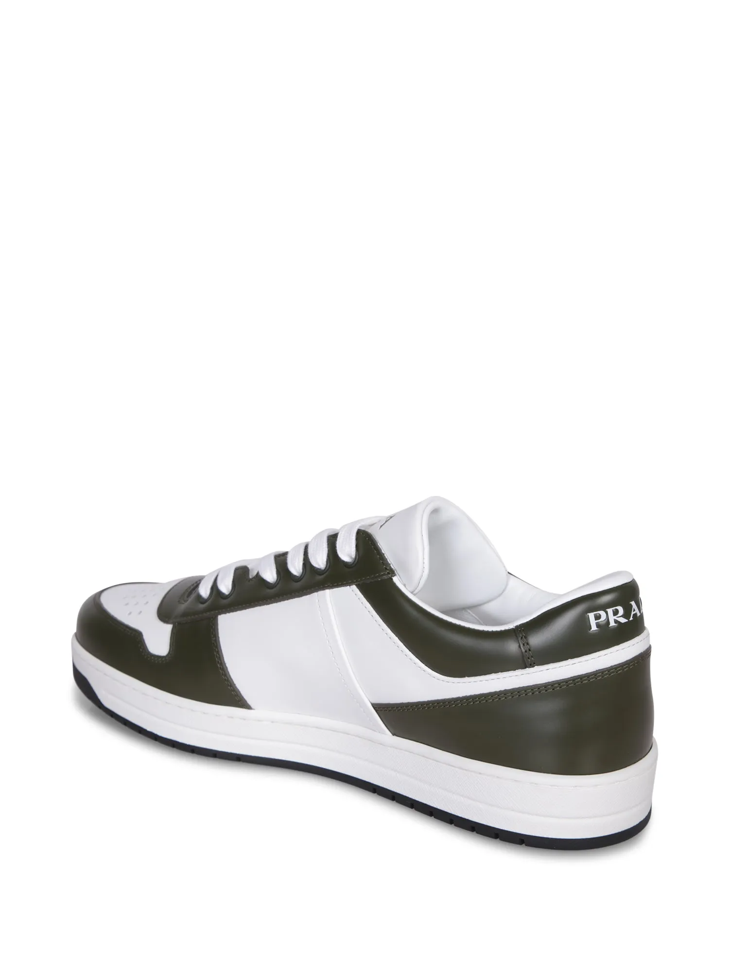 Logo Sneakers White and Green