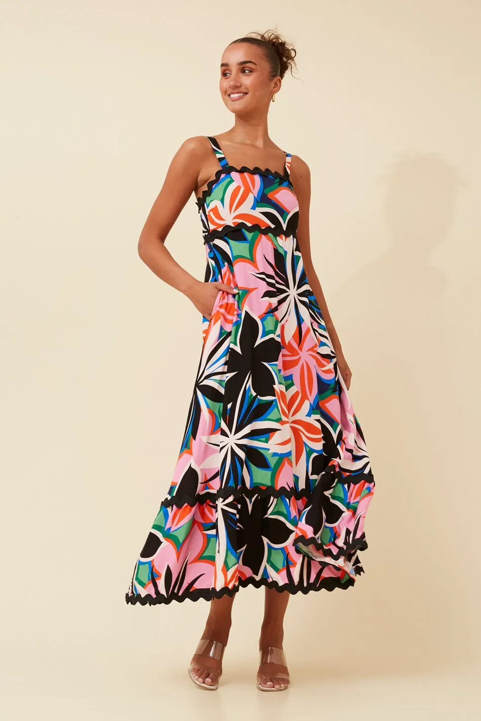 MAKENNA FLORAL MAXI DRESS