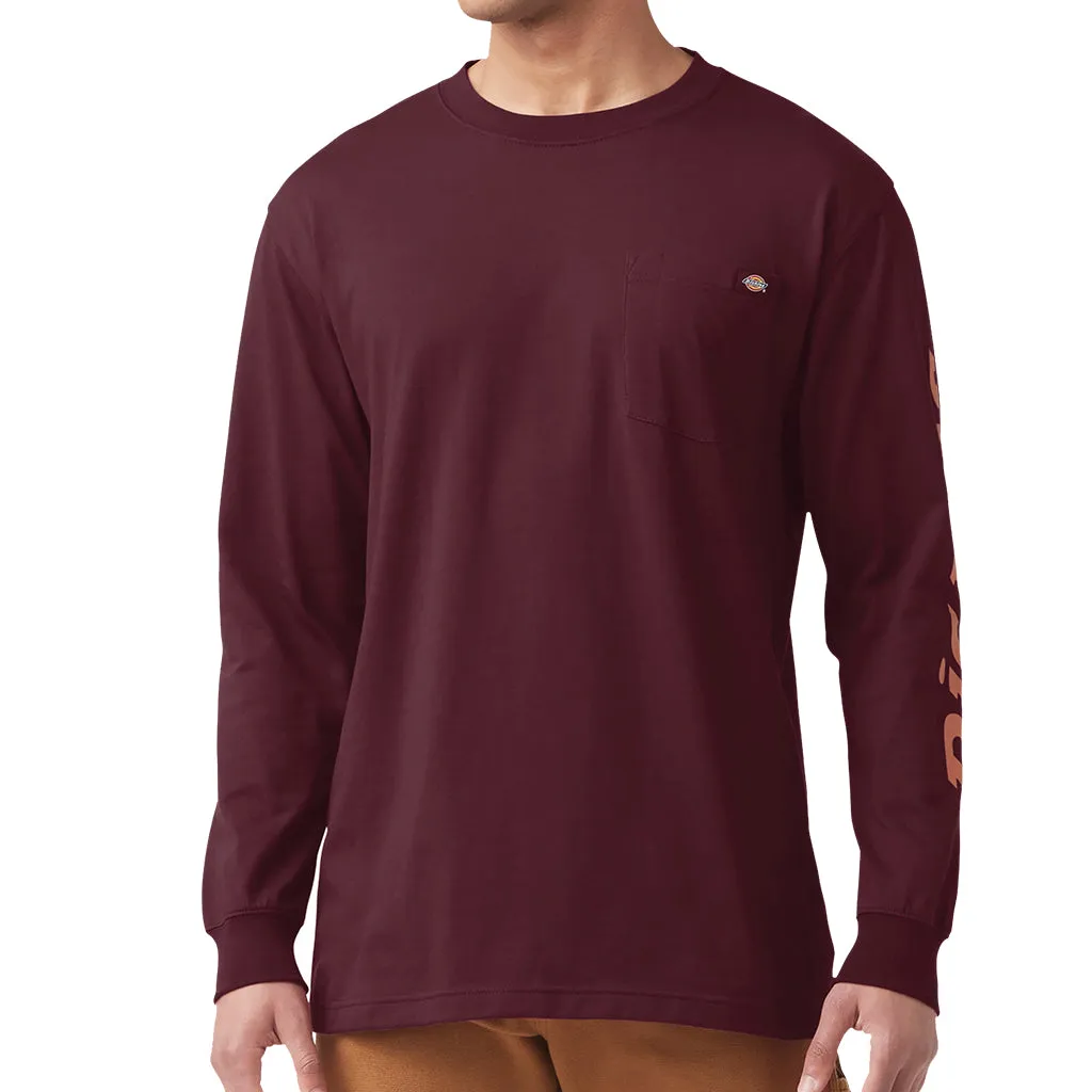 Men's Dickies Word Mark L/S Tee