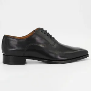 Men's oxford in calf leather nero (BRU8733)