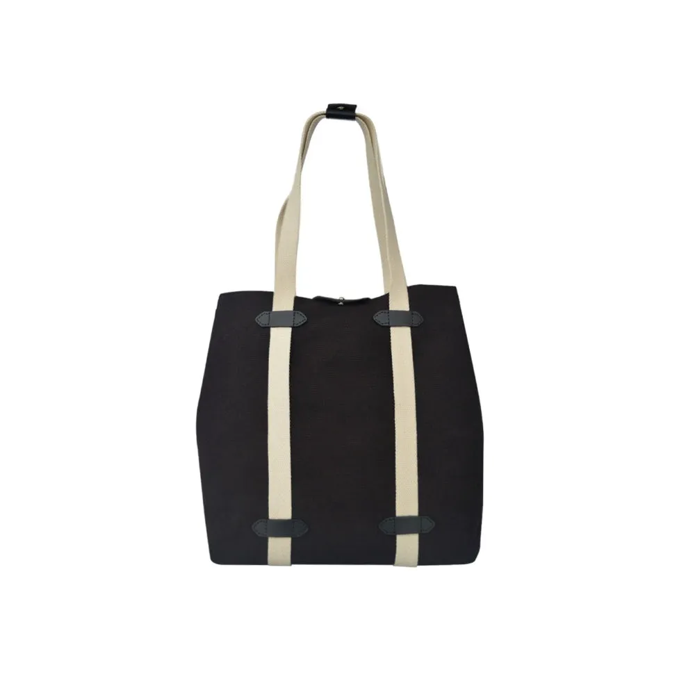 Nappa Dori Black Commuter Bag