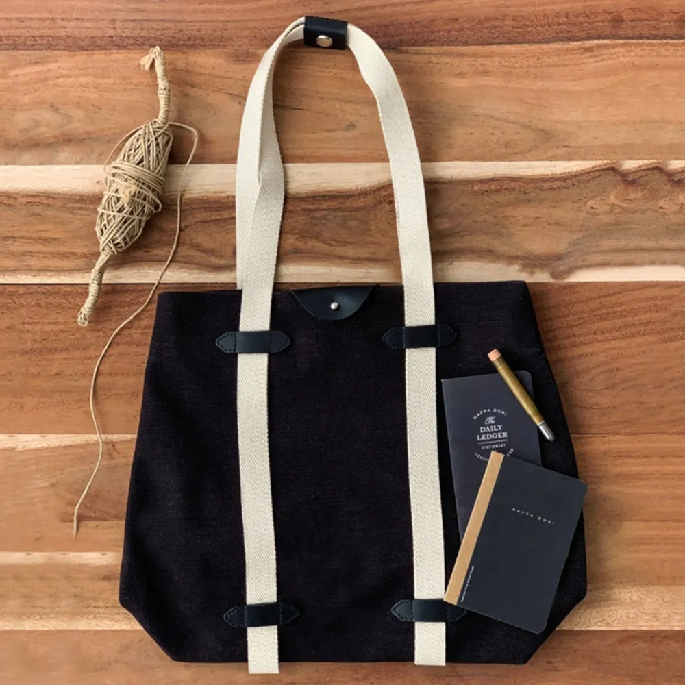 Nappa Dori Black Commuter Bag