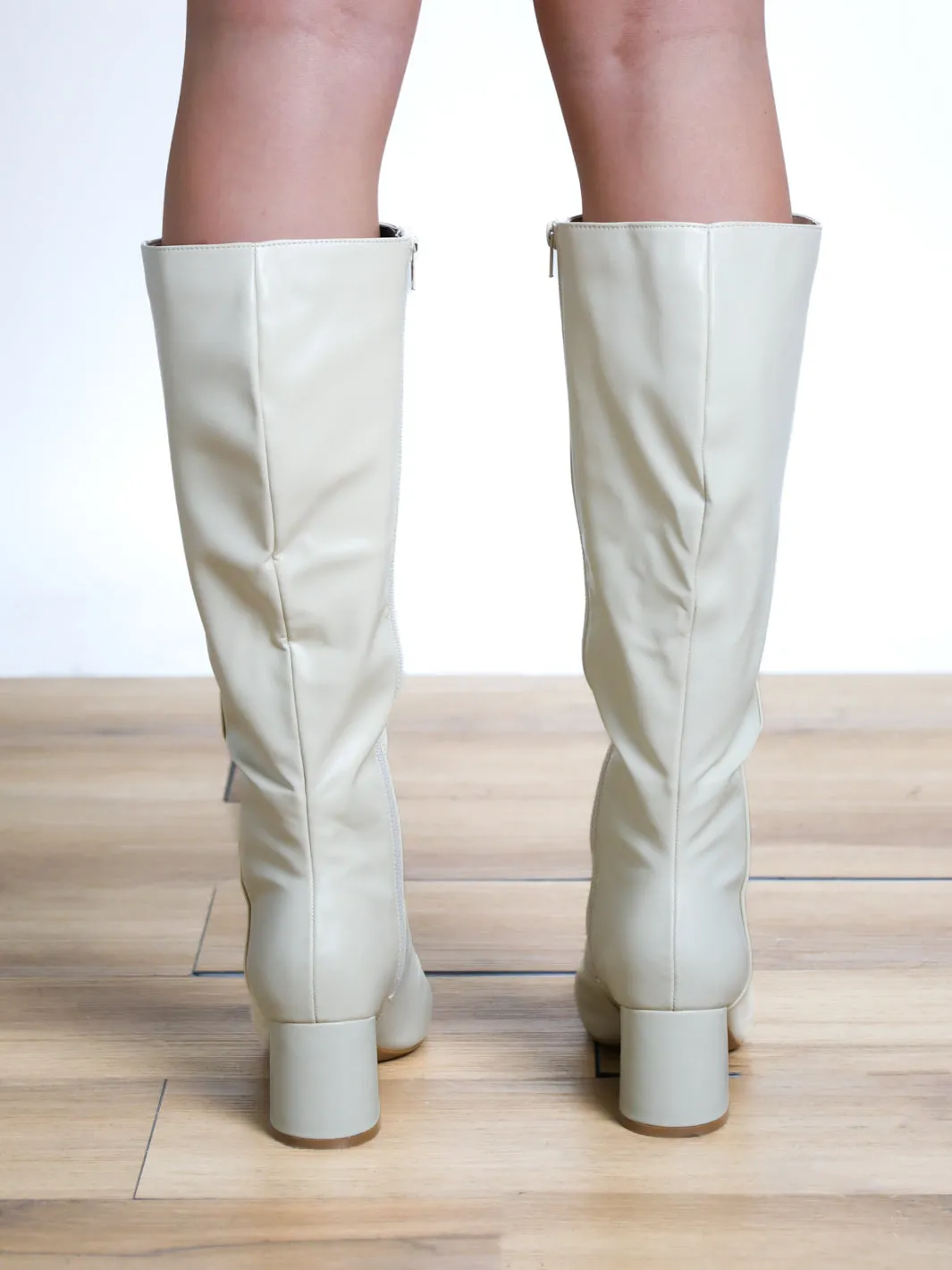 Path To Greatness Pointed Toe Tall Leather Boots