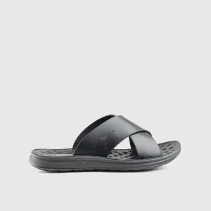 Push In Sandal Black 00673