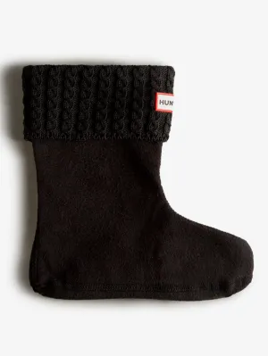 Recycled Mini Cable Short Boot Socks