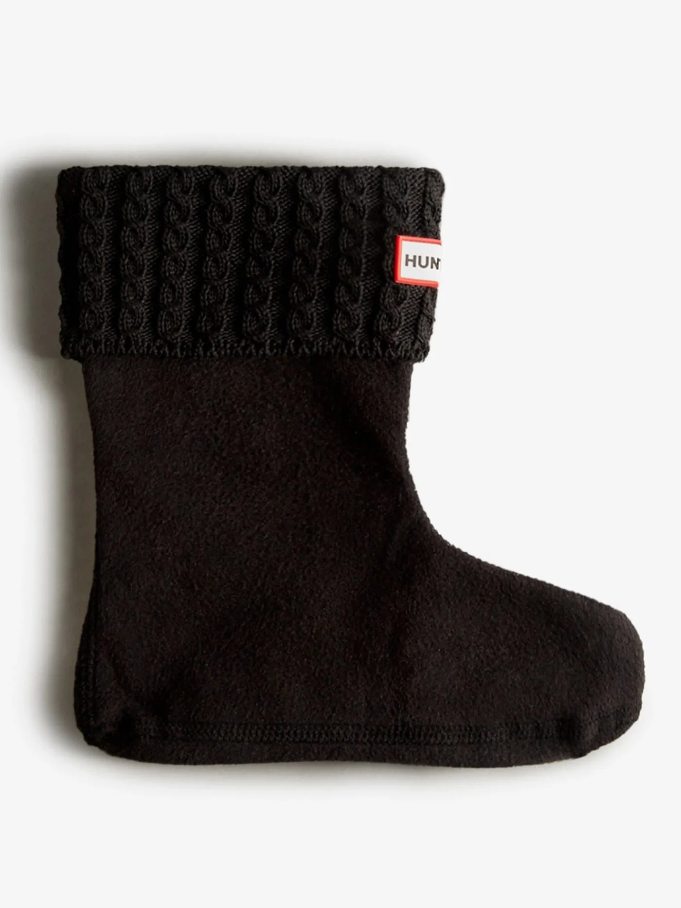 Recycled Mini Cable Short Boot Socks