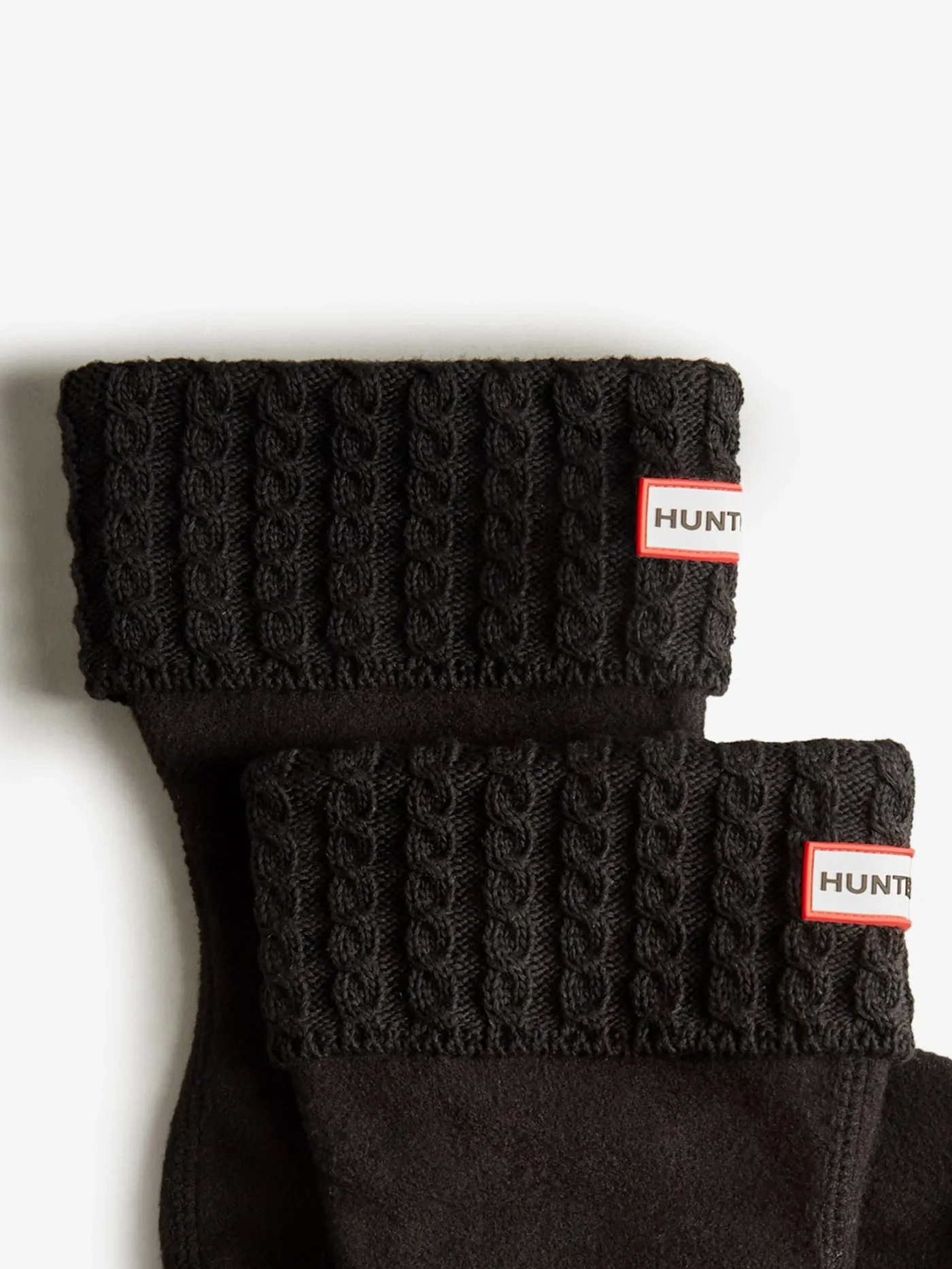 Recycled Mini Cable Short Boot Socks