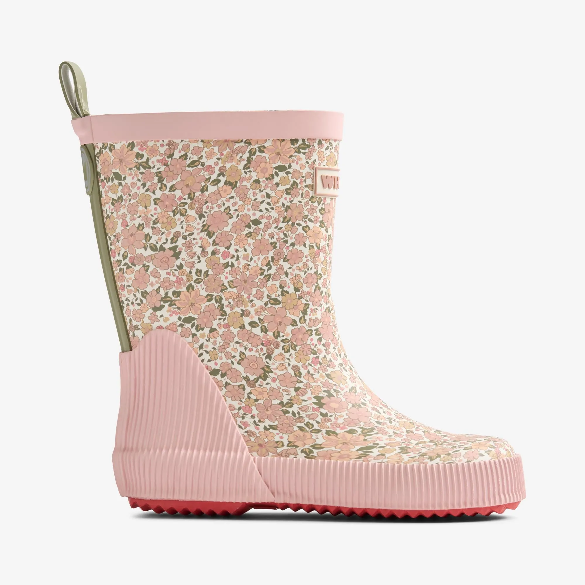 Rubber Boot Welly - ivory flower meadow