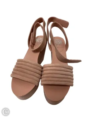 Sandals Heels Wedge By Vince Camuto In Pink, Size: 7