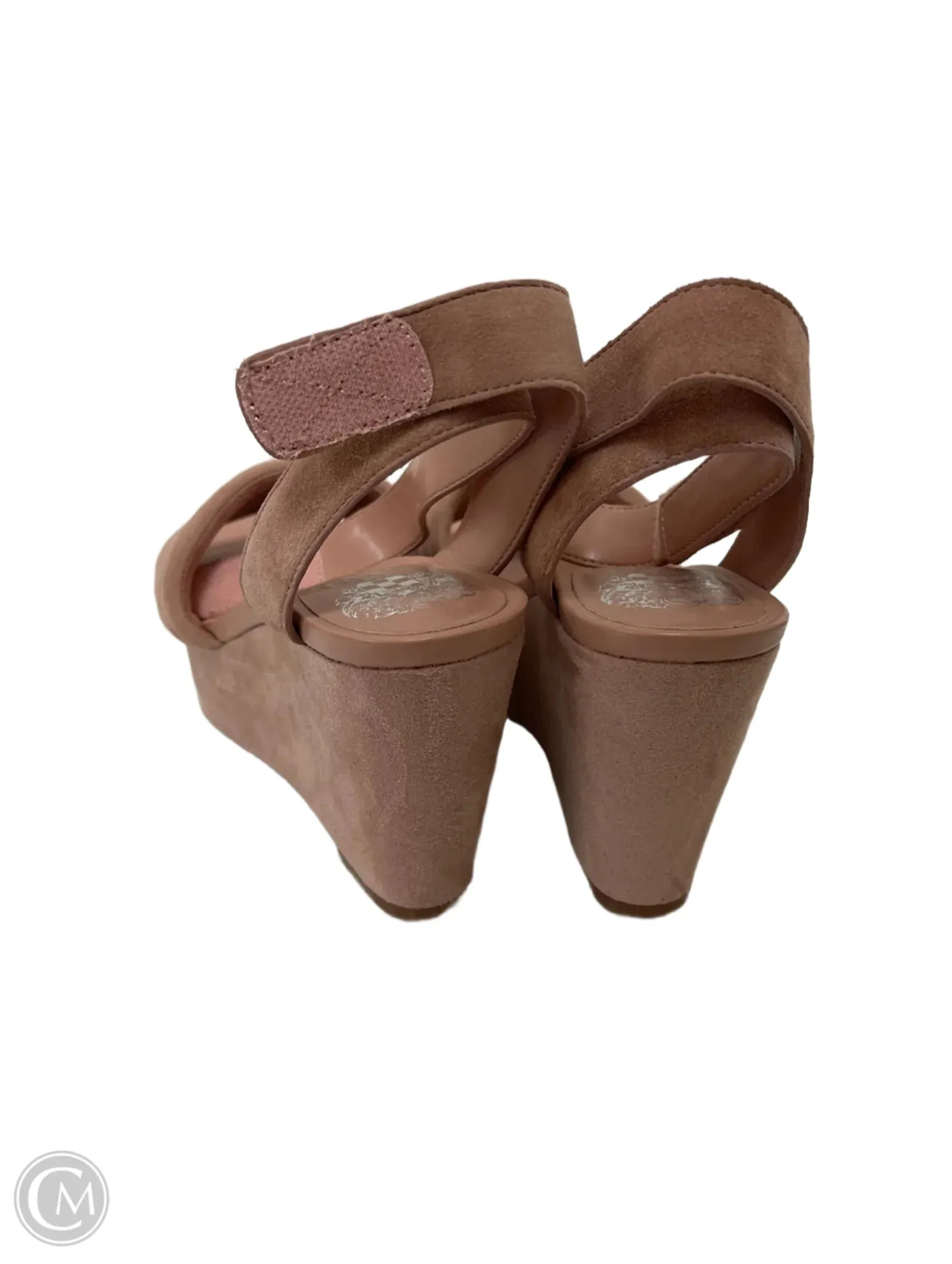 Sandals Heels Wedge By Vince Camuto In Pink, Size: 7