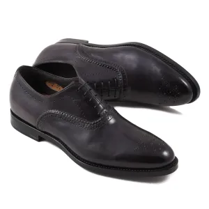 Santoni Dark Gray Medallion Tip Oxford