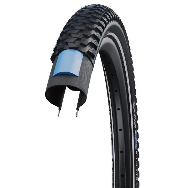Schwalbe Marathon Plus MTB 27.5 x 2.10" SmartGuard Reflective Sidewall Tyre