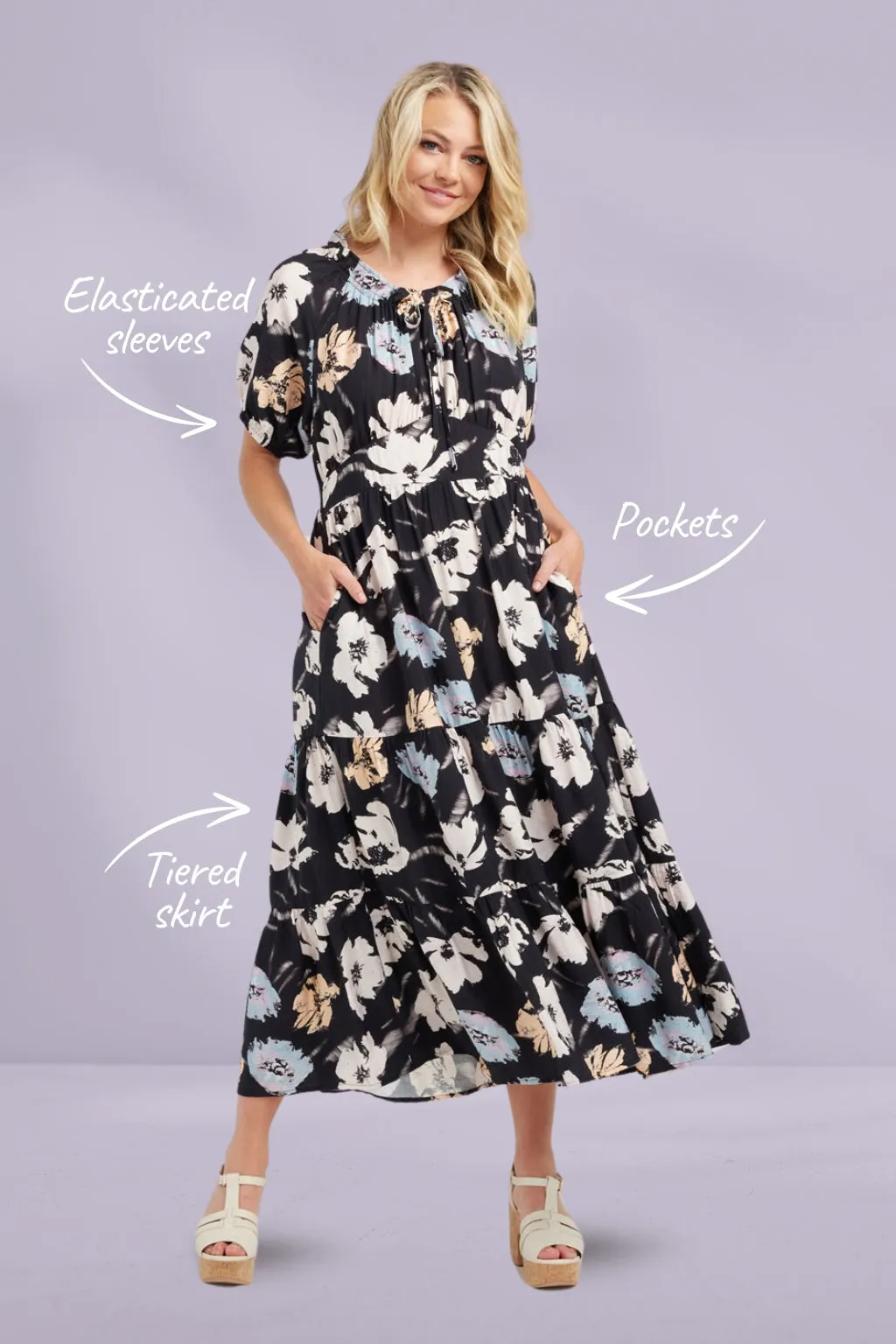 Seduce Paula Dress Gelato Blossom