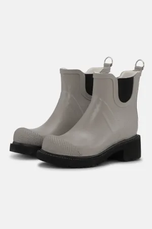 Short Rubber Boots With High Heel - Atmosphere