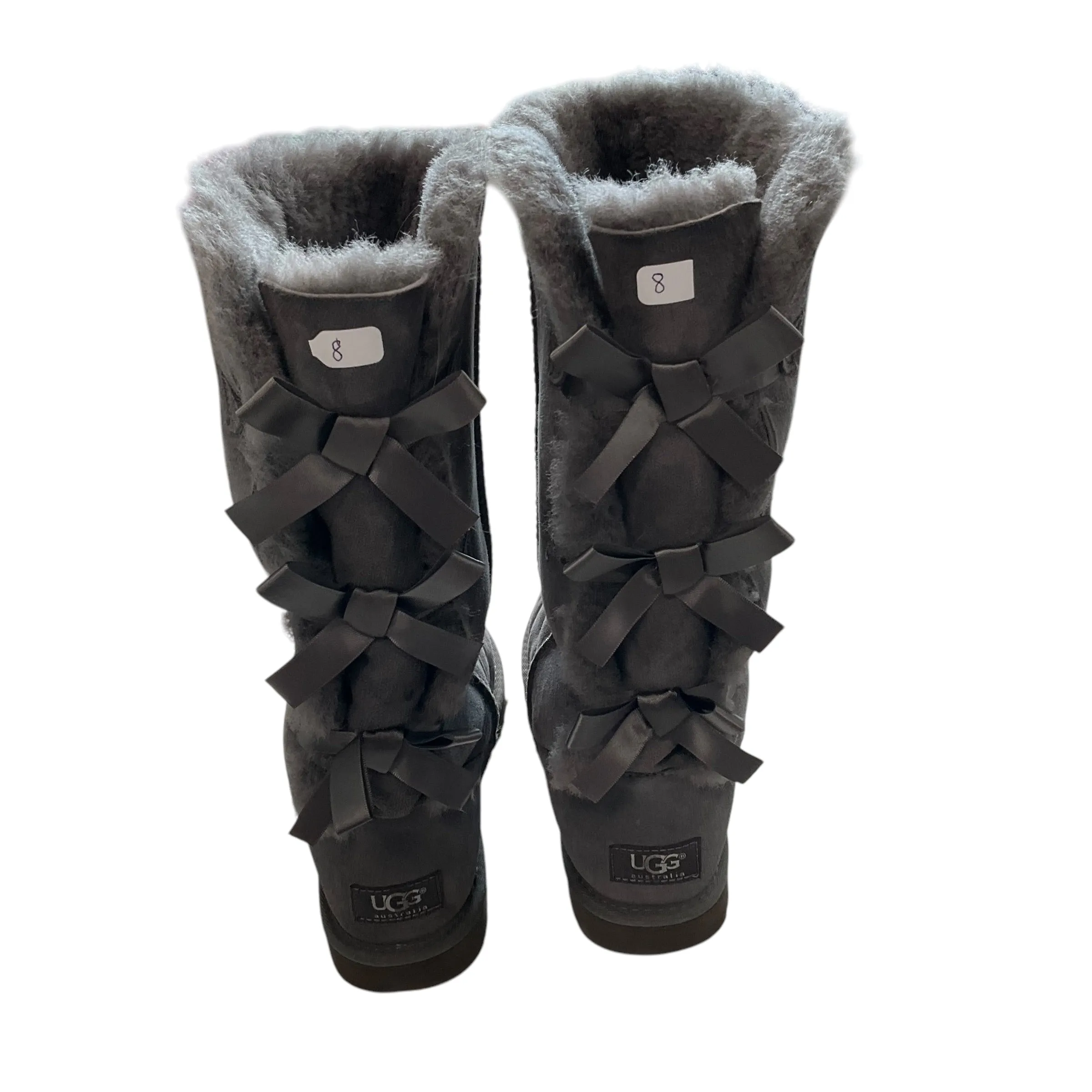 SIZE 8  Grey Furlined Ugg Boots