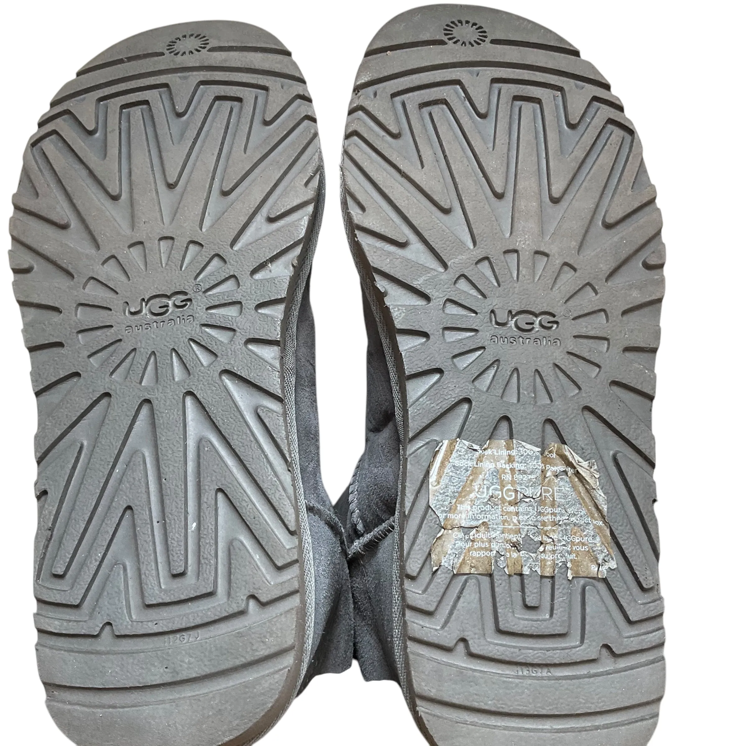 SIZE 8  Grey Furlined Ugg Boots
