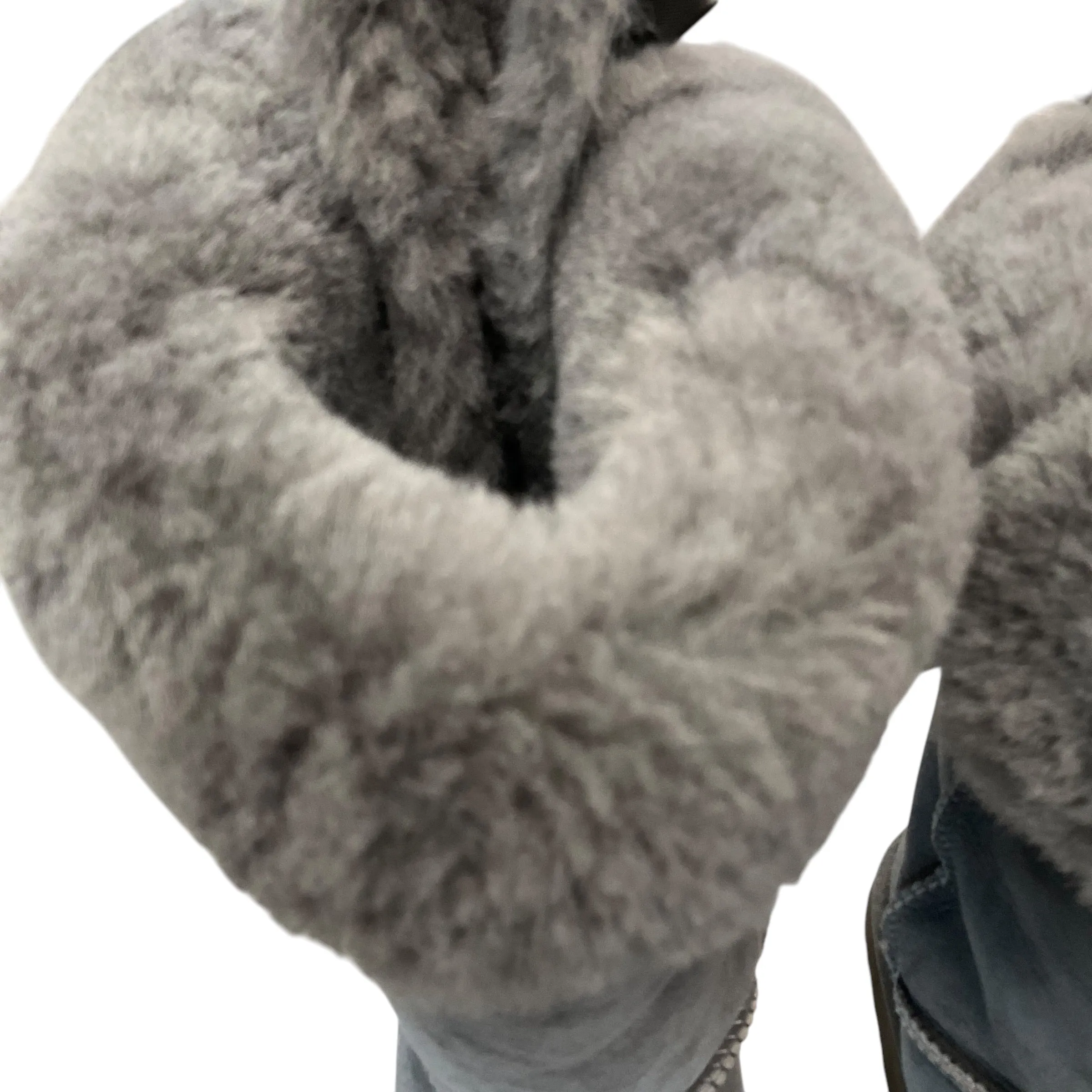 SIZE 8  Grey Furlined Ugg Boots