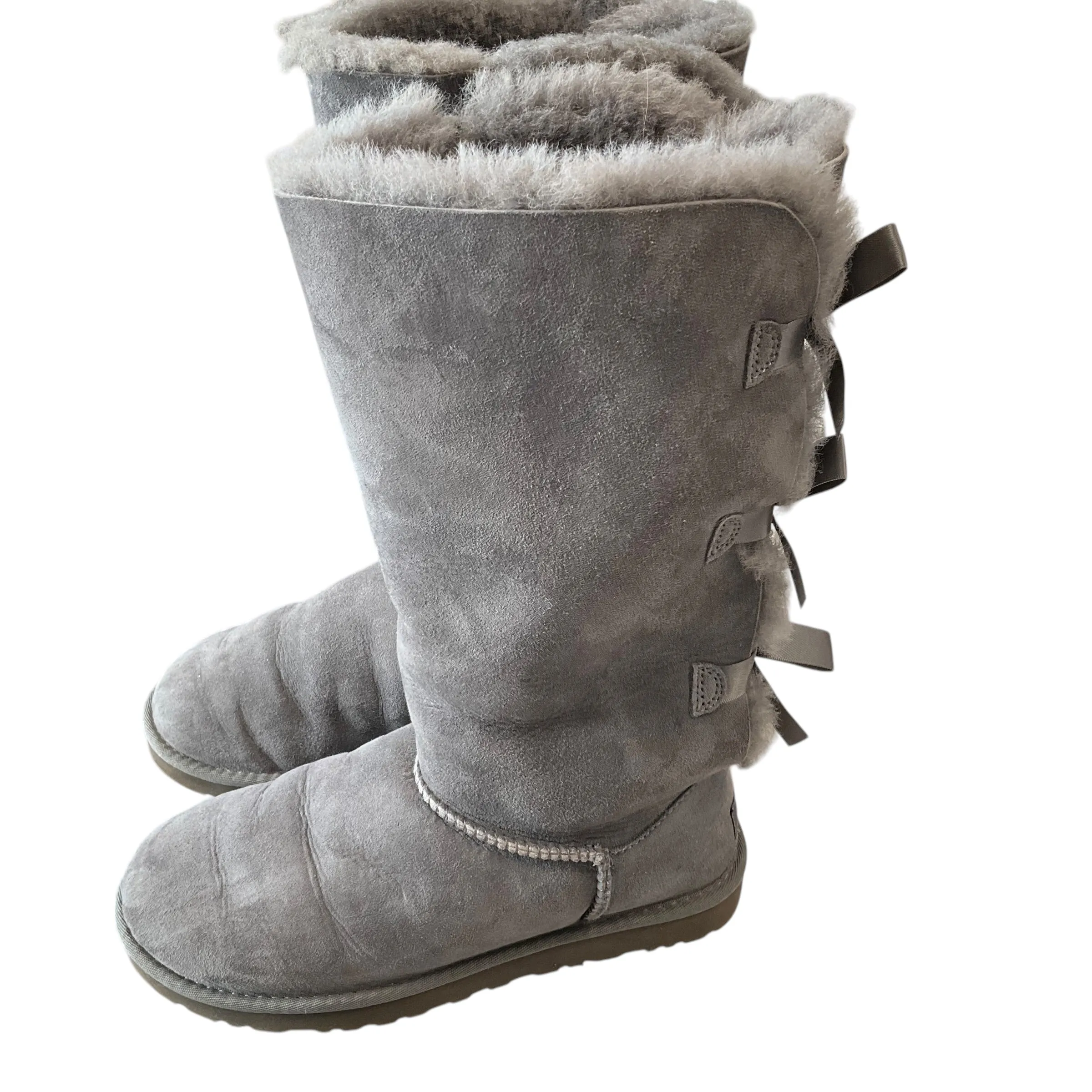 SIZE 8  Grey Furlined Ugg Boots