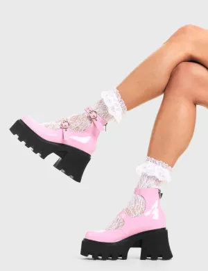 Slow Jamz Chunky Platform Ankle Boots
