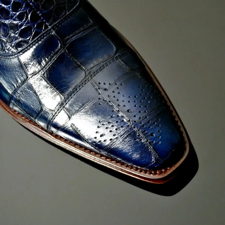 Snakeskin Chic Vintage Chelsea Boots
