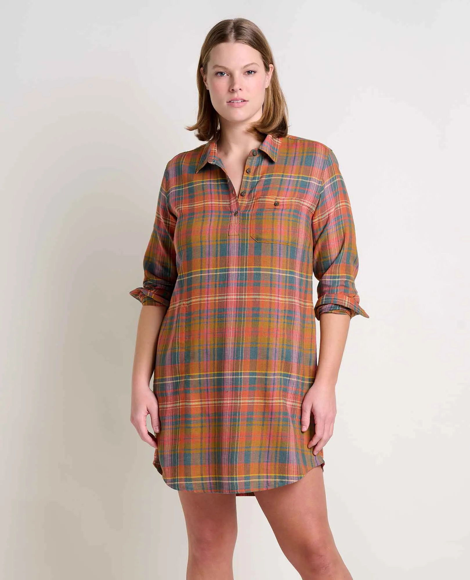 Toad & Co Re-Form Flannel Shirtdress
