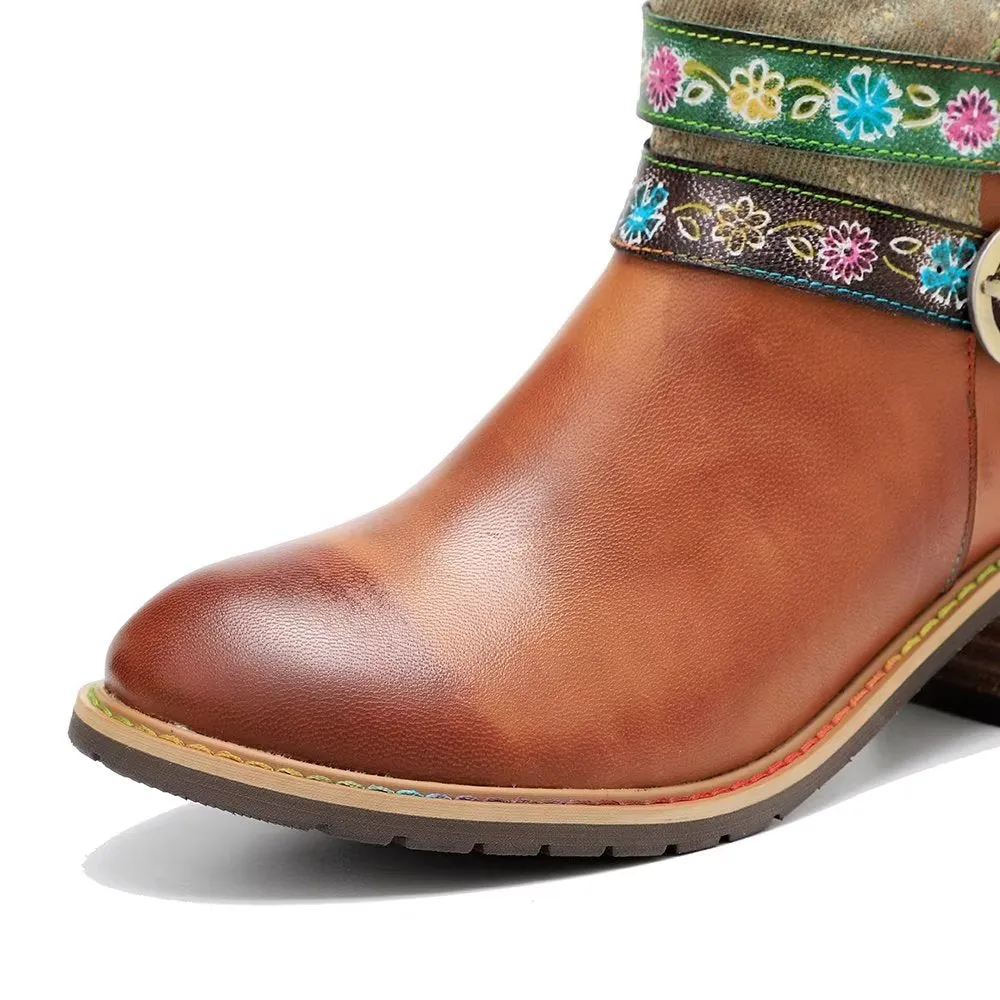 Veltique Chic High-Zip Boots